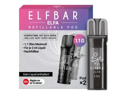 Elfbar Elfa Leer-Pod (2 Stück pro Packung)